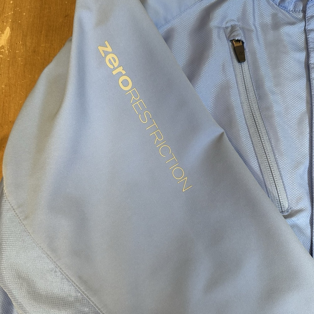Zero Restriction Pullover Men's Medium Light Blue… - image 3